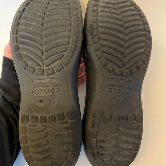 Crocs Black Flat Ballet Shoes - Picture 4 of 4